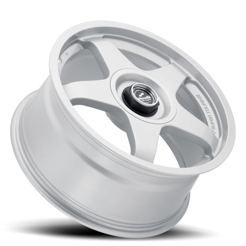 quince52 Rueda Chicane 17x7.5 4x100/4x108 42mm ET 73.1mm Center Bore Speed ​​Plata