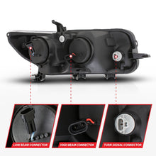 Cargar imagen en el visor de la galería, ANZO 2008-2010 Scion Xb Projector Headlights w/ Halo Black