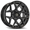 4PLAY Gen3 4P06 20x9 6x135mm & 6x5.5" Gloss Black w/ Brushed Face & Tinted Clear