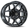 4PLAY Gen3 4P06 20x9 8x170mm Gloss Black w/ Brushed Face & Tinted Clear
