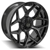 4PLAY Gen3 4P06 22x10 5x5" & 5x5.5" Gloss Black w/ Brushed Face & Tinted Clear