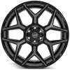 4PLAY Gen3 4P06 24x10 6x135mm & 6x5.5" Gloss Black w/ Brushed Face & Tinted Clear
