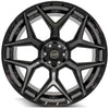 4PLAY Gen3 4P06 24x12 6x135mm & 6x5.5" Gloss Black w/ Brushed Face & Tinted Clear