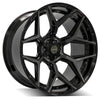4PLAY Gen3 4P06 24x12 6x135mm & 6x5.5" Gloss Black w/ Brushed Face & Tinted Clear