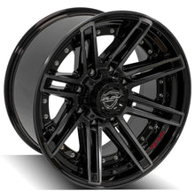 Cargar imagen en el visor de la galería, 4PLAY Gen2 4P08 20x10 8x6.5" Gloss Black w/ Brushed Face &amp; Tinted Clear