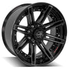 4PLAY Gen2 4P08 22x10 8x170mm Gloss Black w/ Brushed Face & Tinted Clear
