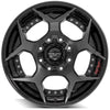 4PLAY Gen2 4P50 20x10 8x180mm Gloss Black w/ Brushed Face & Tinted Clear
