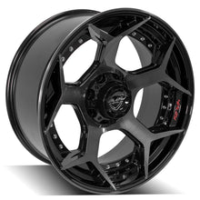 Cargar imagen en el visor de la galería, 4PLAY Gen2 4P50 22x10 6x135mm &amp; 6x5.5" Gloss Black w/ Brushed Face &amp; Tinted Clear