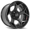 4PLAY Gen2 4P50 22x12 5x5" & 5x5.5" Gloss Black w/ Brushed Face & Tinted Clear