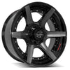 4PLAY Gen2 4P60 22x10 6x135mm & 6x5.5" Gloss Black w/ Brushed Face & Tinted Clear