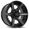4PLAY Gen2 4P60 22x10 8x6.5" Gloss Black w/ Brushed Face & Tinted Clear