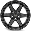 4PLAY Gen3 4P63 20x10 5x5" & 5x5.5" Gloss Black w/ Brushed Face & Tinted Clear