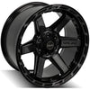 4PLAY Gen3 4P63 20x10 6x135mm & 6x5.5" Gloss Black w/ Brushed Face & Tinted Clear