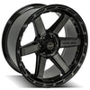 4PLAY Gen3 4P63 22x10 6x135mm & 6x5.5" Gloss Black w/ Brushed Face & Tinted Clear