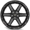 4PLAY Gen3 4P63 22x12 5x5" & 5x5.5" Gloss Black w/ Brushed Face & Tinted Clear