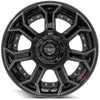 4PLAY Gen2 4P70 20x10 5x5" & 5x5.5" Gloss Black w/ Brushed Face & Tinted Clear