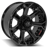 4PLAY Gen2 4P70 22x10 5x5" & 5x5.5" Gloss Black w/ Brushed Face & Tinted Clear