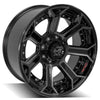4PLAY Gen2 4P70 22x10 8x170mm Gloss Black w/ Brushed Face & Tinted Clear