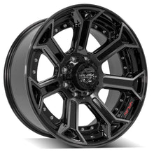 Cargar imagen en el visor de la galería, 4PLAY Gen2 4P70 22x10 8x6.5" Gloss Black w/ Brushed Face &amp; Tinted Clear