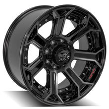 Cargar imagen en el visor de la galería, 4PLAY Gen2 4P70 22x10 8x6.5" Gloss Black w/ Brushed Face &amp; Tinted Clear