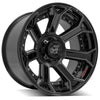 4PLAY Gen2 4P70 22x12 5x5" & 5x5.5" Gloss Black w/ Brushed Face & Tinted Clear