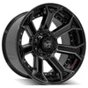4PLAY Gen2 4P70 22x12 8x6.5" Gloss Black w/ Brushed Face & Tinted Clear