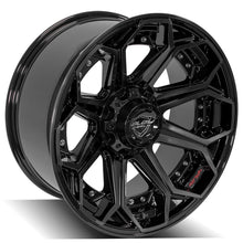 Cargar imagen en el visor de la galería, 4PLAY Gen2 4P80R 20x10 6x135mm &amp; 6x5.5" Gloss Black w/ Brushed Face &amp; Tinted Clear