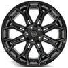 4PLAY Gen3 4P83 22x10 5x5" & 5x5.5" Gloss Black w/ Brushed Face & Tinted Clear