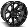 4PLAY Gen3 4P83 22x12 5x5" & 5x5.5" Gloss Black w/ Brushed Face & Tinted Clear
