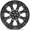 4PLAY Gen3 4P83 24x12 6x135mm & 6x5.5" Gloss Black w/ Brushed Face & Tinted Clear