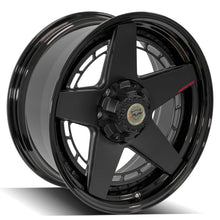 Load image into Gallery viewer, 4PLAY Forged Series 4PF5 20x9 6x135mm &amp; 6x5.5" Matte Black Center w/ Gloss Black Barrel