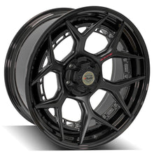 Load image into Gallery viewer, 4PLAY Forged Series 4PF6 22x10 5x5" &amp; 5x5.5" Matte Black Center w/ Gloss Black Barrel