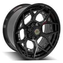 Cargar imagen en el visor de la galería, 4PLAY Forged Series 4PF6 22x10 8x180mm Matte Black Center w/ Gloss Black Barrel