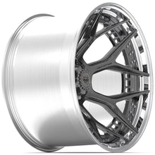 Cargar imagen en el visor de la galería, 4PLAY Forged Series 4PF6 24x14 5x5" &amp; 5x5.5" Brushed w/ Tinted Clear Center &amp; Polished Barrel