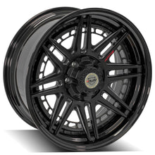 Load image into Gallery viewer, 4PLAY Forged Series 4PF8 20x9 6x135mm &amp; 6x5.5" Matte Black Center w/ Gloss Black Barrel