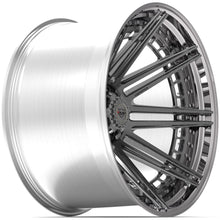 Load image into Gallery viewer, 4PLAY Forged Series 4PF8 24x14 6x135mm &amp; 6x5.5" Brushed w/ Tinted Clear Center &amp; Polished Barrel