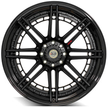 Cargar imagen en el visor de la galería, 4PLAY Forged Series 4PF8 24x14 8x170mm Matte Black Center w/ Gloss Black Barrel