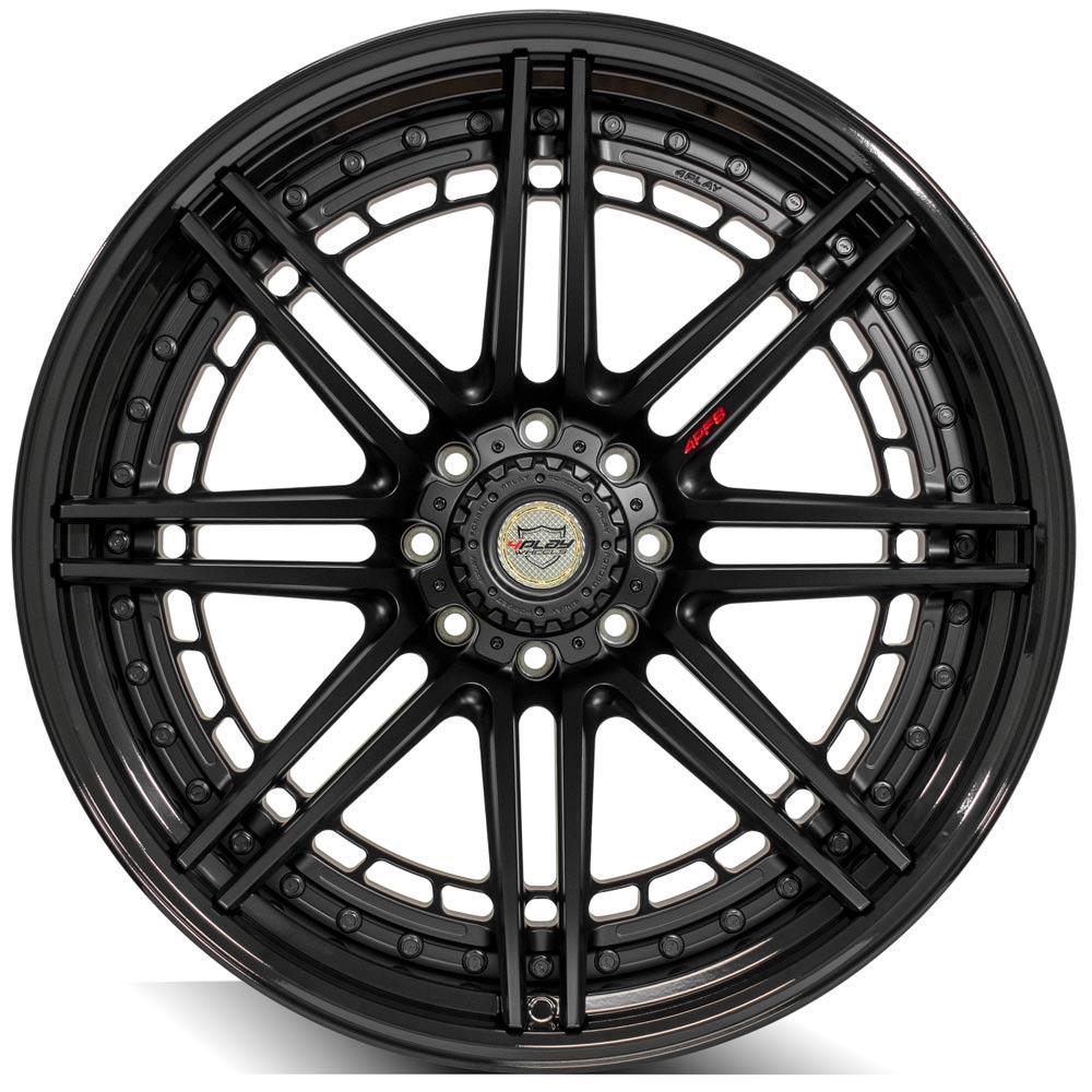 4PLAY Forged Series 4PF8 24x14 8x6.5" Matte Black Center w/ Gloss Black Barrel
