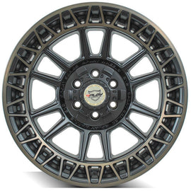 4PLAY Sport Series 4PS12 18x9 6x120mm Satin Machined w/ Bronze