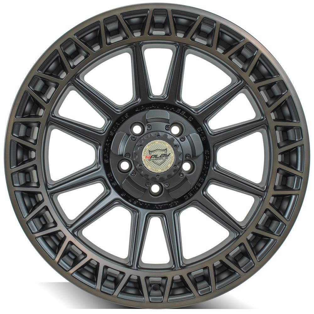 4PLAY Sport Series 4PS12 20x9 5x5" & 5x5.5" Satin Machined w/ Bronze