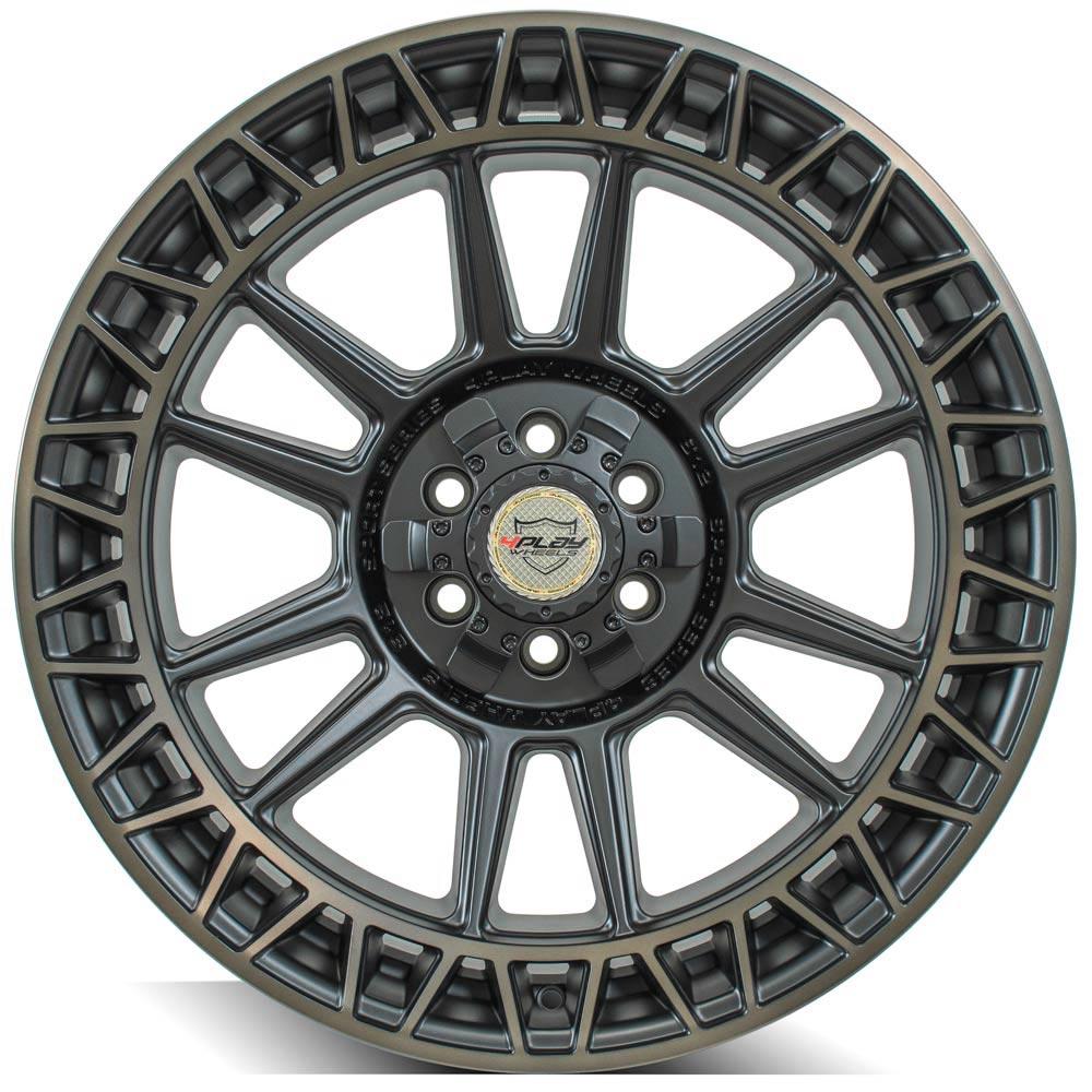 4PLAY Sport Series 4PS12 20x9 6x120mm Satin Machined w/ Bronze