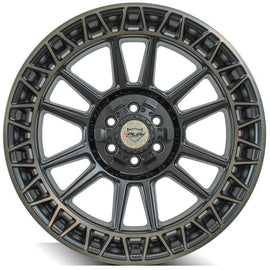 4PLAY Sport Series 4PS12 20x9 6x120mm Satin Machined w/ Bronze