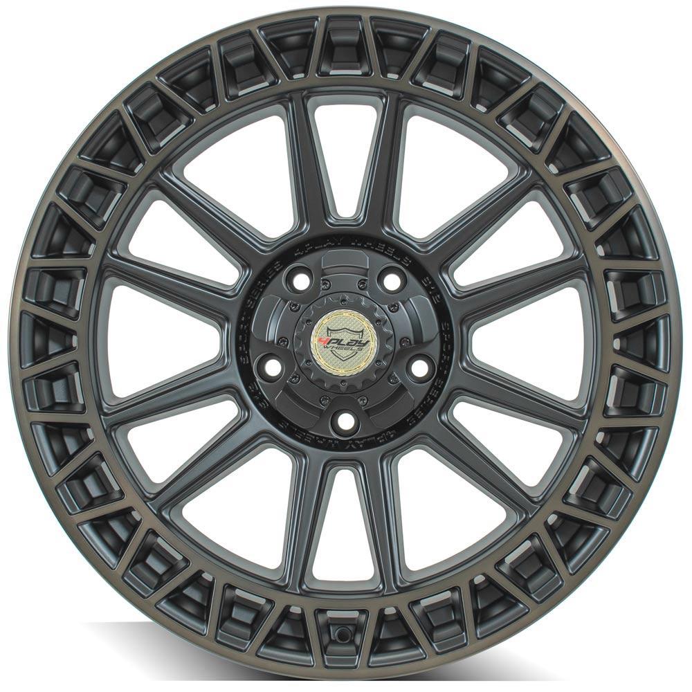 4PLAY Sport Series 4PS12 22x9 5x150mm Satin Machined w/ Bronze