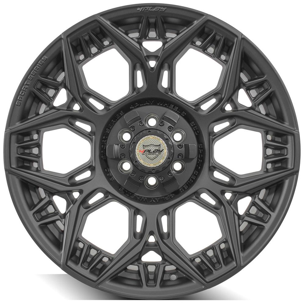 4PLAY Sport Series 4PS60 20x9 6x120mm Satin Black Wheel
