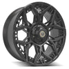 4PLAY Sport Series 4PS60 22x9 5x5" & 5x5.5" Satin Black Wheel