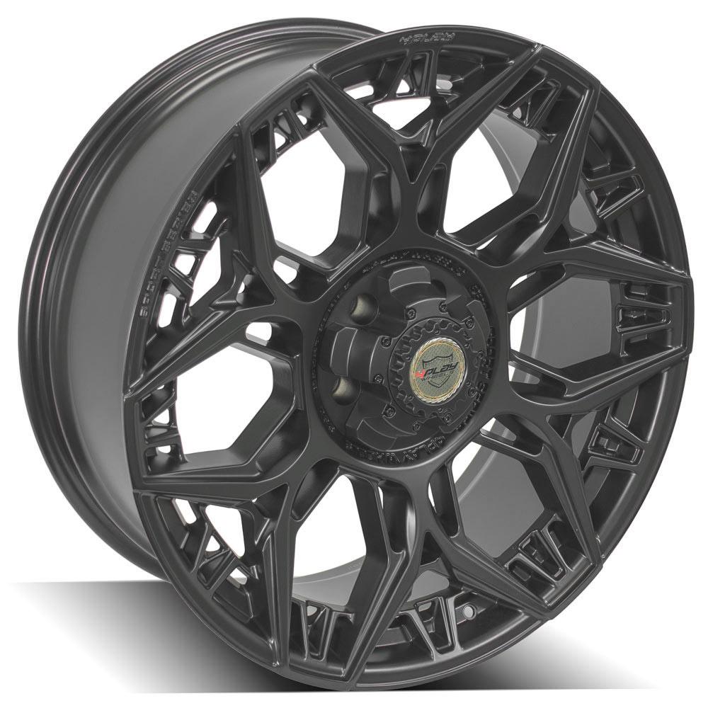 4PLAY Sport Series 4PS60 22x9 5x5" & 5x5.5" Satin Black Wheel