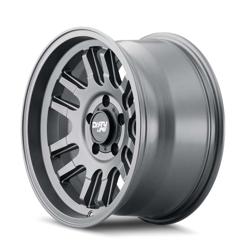 Dirty Life 9310 Canyon 17x9 / 5x139.7 BP / 0mm Offset / 108.1mm Hub Rueda de grafito satinado