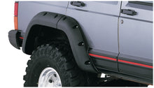 Cargar imagen en el visor de la galería, Bushwacker 84-01 Jeep Cherokee bengalas estilo recortado, 2 piezas, solo para utilitario deportivo de 4 puertas, color negro