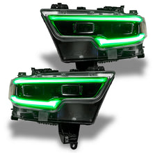 Cargar imagen en el visor de la galería, Oracle 19-21 RAM 1500 Projector LED Headlight DRL Kit - RGBW+A w/ RF Controller SEE WARRANTY