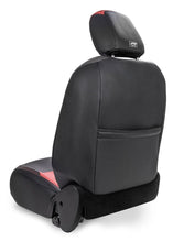 Cargar imagen en el visor de la galería, PRP 2018+ Jeep Wrangler JL/2 Door/ Non-Rubicon Front Seat Covers (Pair) - Black w/ Red Stitching